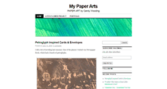 Desktop Screenshot of mypaperarts.com